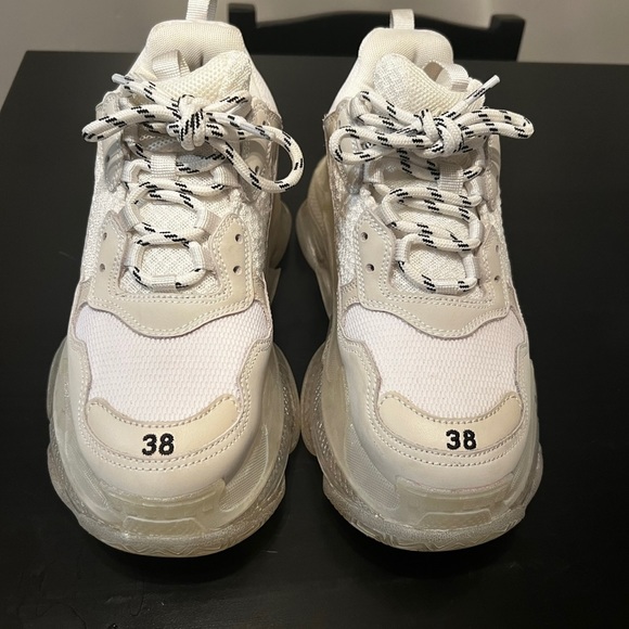 Womens Balenciaga Triple S Ice bottom sneakers!! $600 obo. $1,150 RETAIL PRICE - Picture 2 of 3